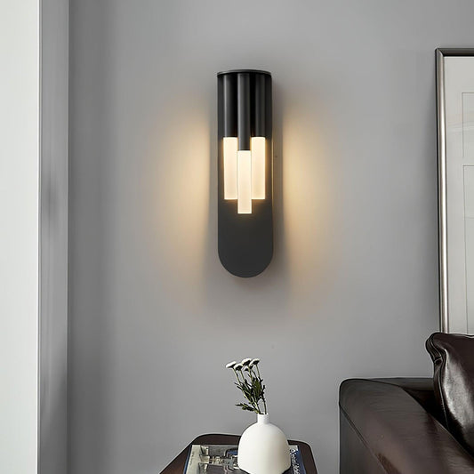 STODE® Rousseau 4.7" Wall Lamp - Gold Metal Frosted 3-Light Sconce for Living Room Décor (Pack of 1)