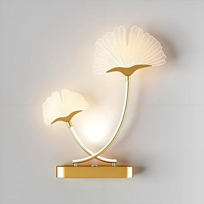 STODE® Modern Ginkgo Leaf LED Wall Sconce, 18W Acrylic Wall Light, Decorative Indoor Wall Lamp for Bedroom, Living Room & Bedside, Warm White (Pack of 1)