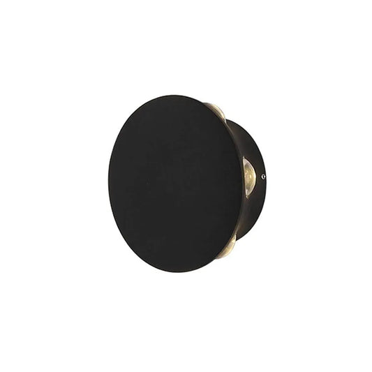 STODE® 6W LED Outdoor Waterproof Wall Lamp – Modern Black Aluminum Wall Light for Garden, Porch, Staircase, Living Room & Bedroom (Pack of 1)