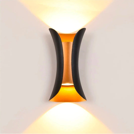 STODE® 10W Modern LED Wall Light – IP65 Waterproof Outdoor Garden Lamp | Aluminium Decorative Wall Light, Warm White (Pack of 1)