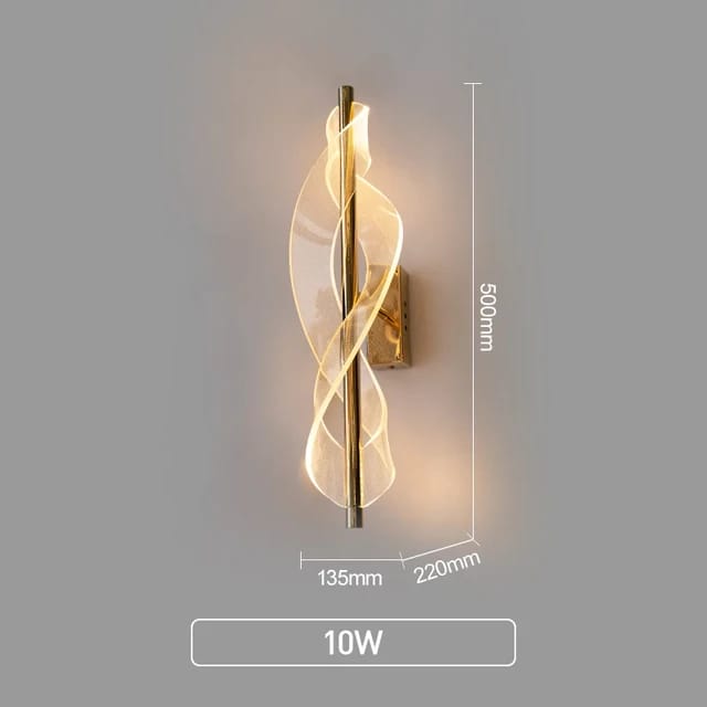STODE® Modern Bedside Curved Wall Light - 3 Color Changing LED - Stylish Home Décor & Ambient Lighting