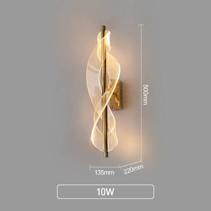 STODE® Modern Bedside Curved Wall Light - 3 Color Changing LED - Stylish Home Décor & Ambient Lighting